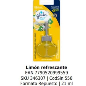 Limón refrescante Formato Repuesto | 21 ml