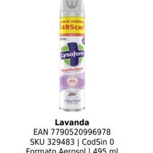 Lavanda Formato Aerosol | 495 ml
