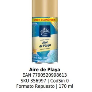 Aire de Playa Formato Repuesto | 170 ml