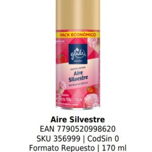 Aire Silvestre Formato Repuesto | 170 ml