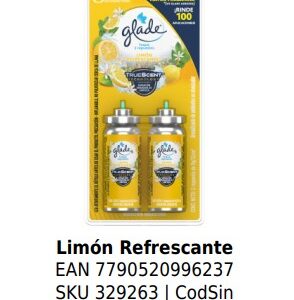 Limón Refrescante Formato Repuesto | 9 gr