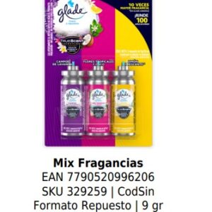 Mix Fragancias Formato Repuesto | 9 gr