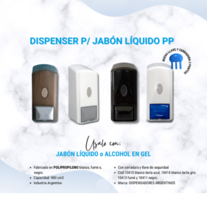 Dispenser P/Jabón Liquido PP
